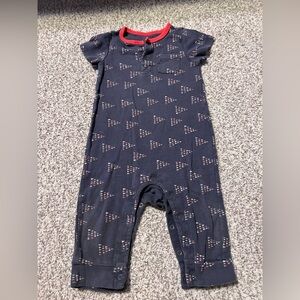 GAP Navy Bodysuit with Red Details